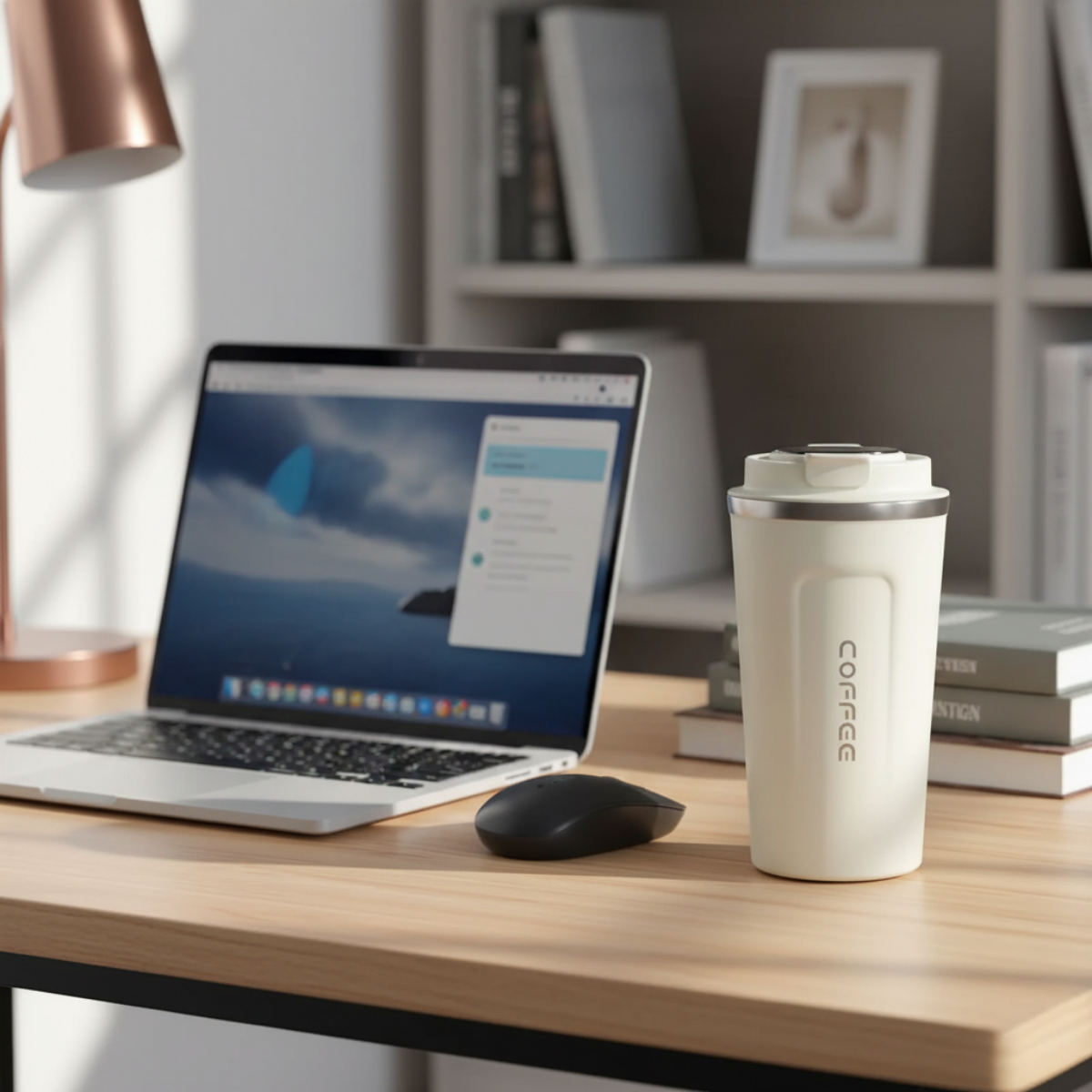 Caffiora: Modern EverWarm Coffee Mug