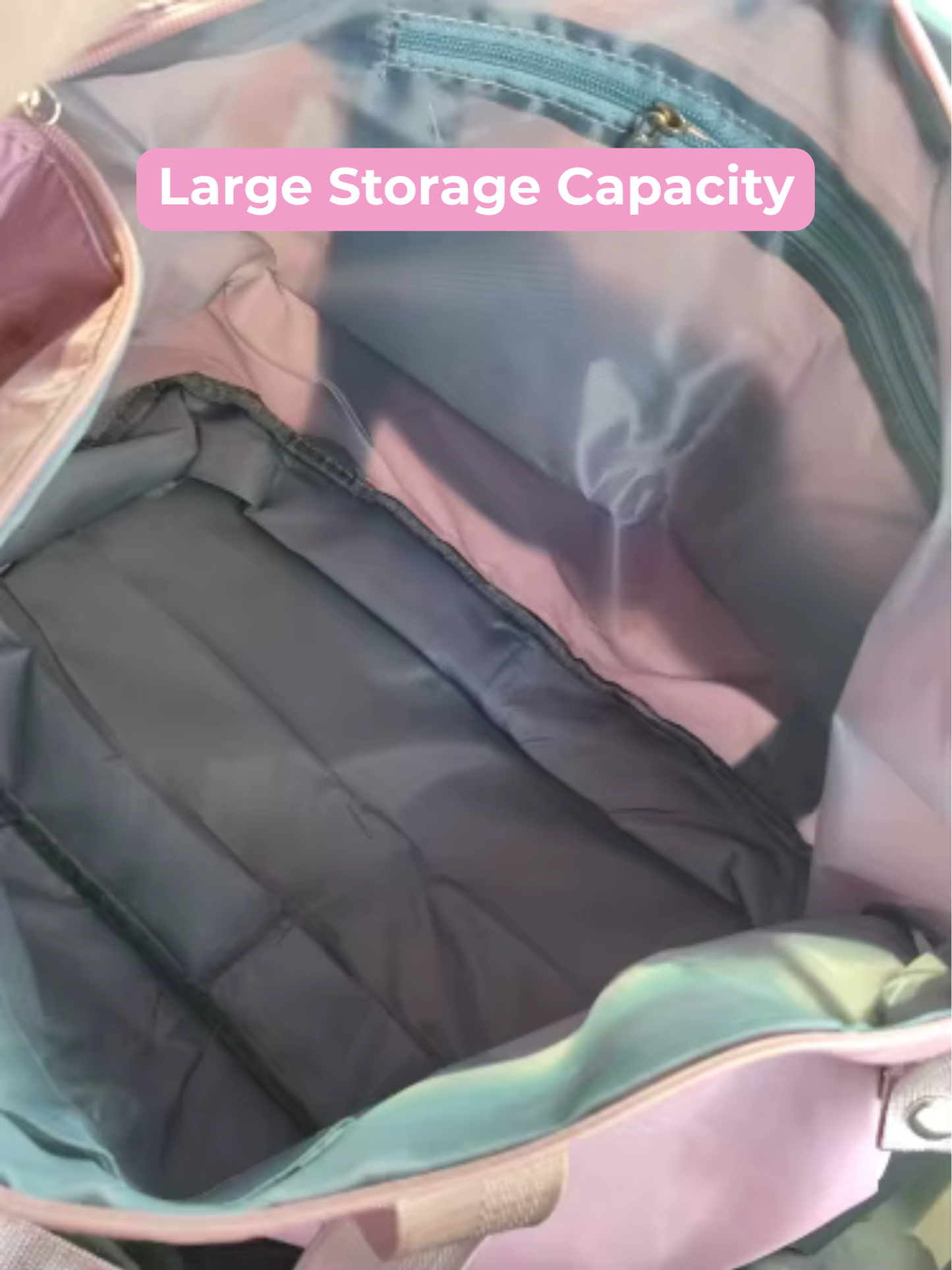 WanderTote Bag: Carry On Travel Duffle, Large Capacity Storage Bag