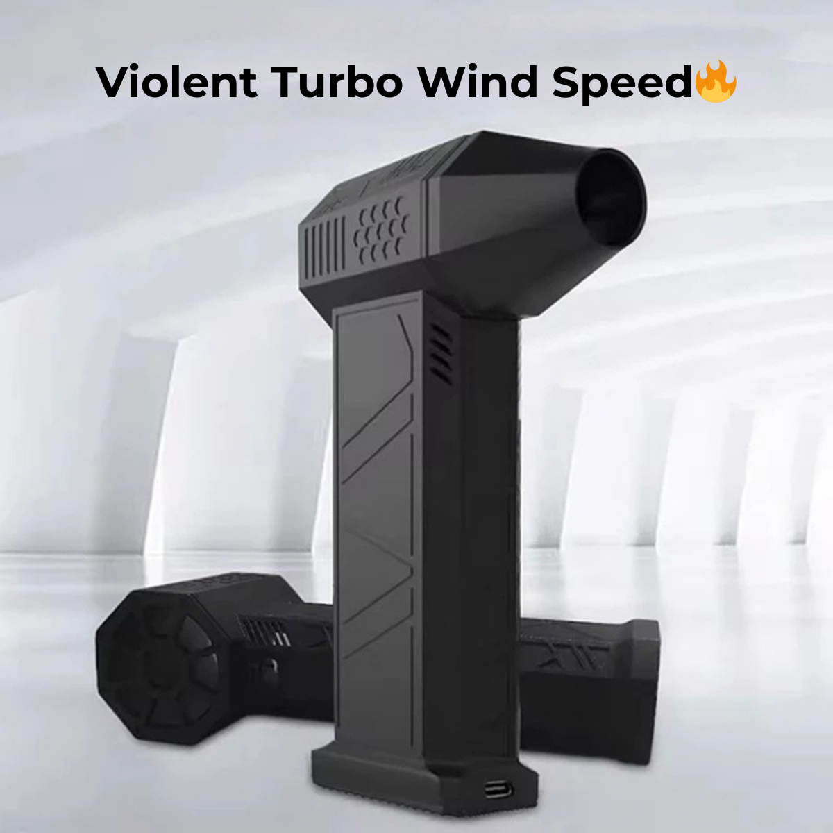 AeroMini Fan: Mini Turbo Jet Fan, Powerful Blower with 130000 rpm, Handheld Duct Fan