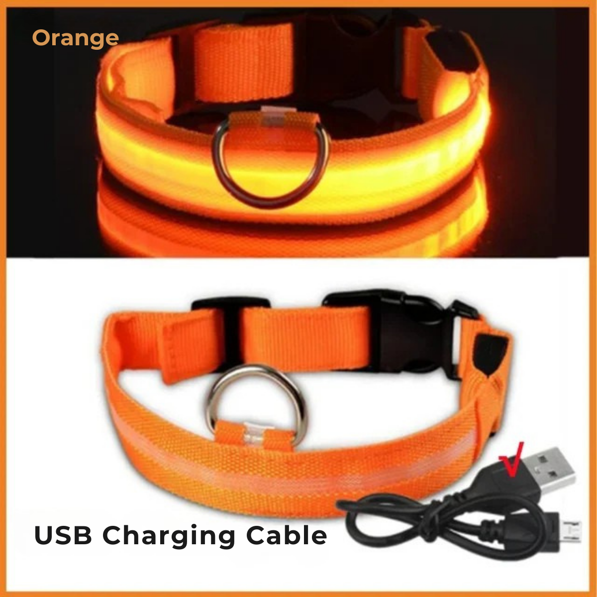 GlowPup Collar: LED Light Pet Collar