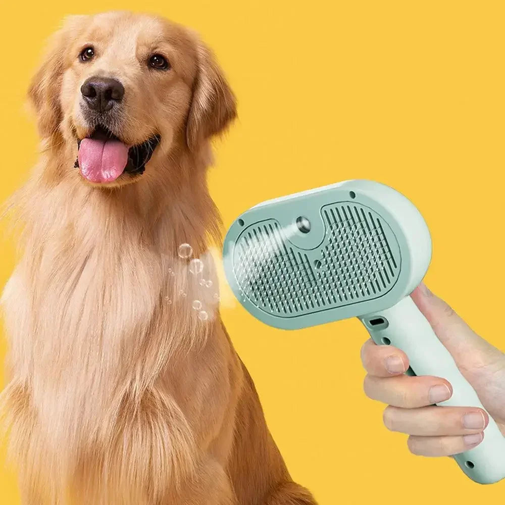 CanineMist Pro: The Ultimate Dual Dog Comb Spray Brush