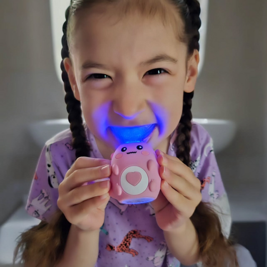 Toothy Time Brush: Sparkling Smiles Made Simple, The U-Shaped Electric Toothbrush for Kids