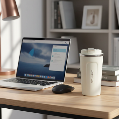 Caffiora: Modern EverWarm Coffee Mug