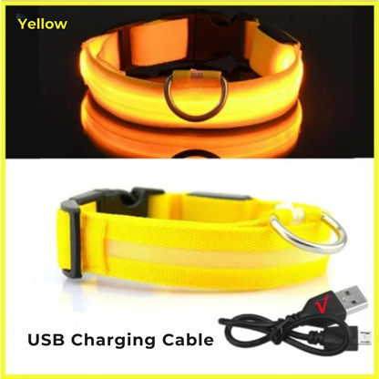 GlowPup Collar: LED Light Pet Collar