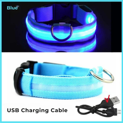 GlowPup Collar: LED Light Pet Collar
