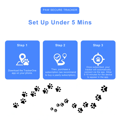 PawSecure™ Live GPS Protection Tracker