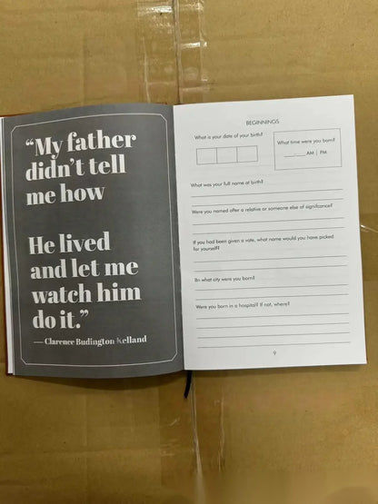 The Dad Chronicles Journal: Dad, I Want to Hear Your Story Journal, Dad Leather Journal, Father's Day