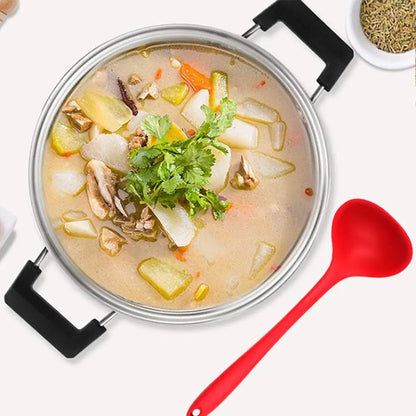 The Scrape & Scoop™ Silicone Ladle