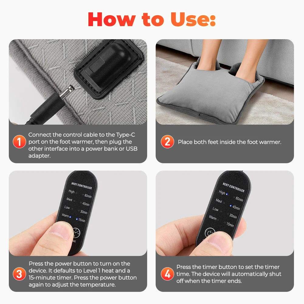 WarmNest™ Heated Foot Mat