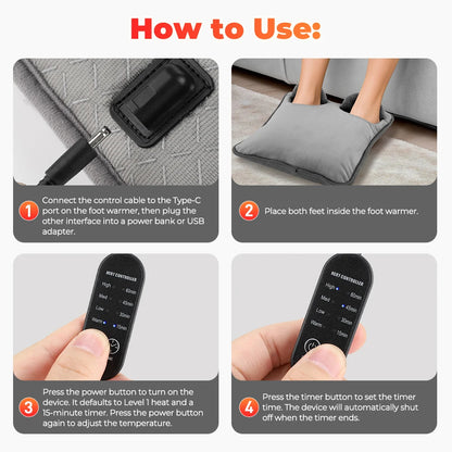 WarmNest™ Heated Foot Mat