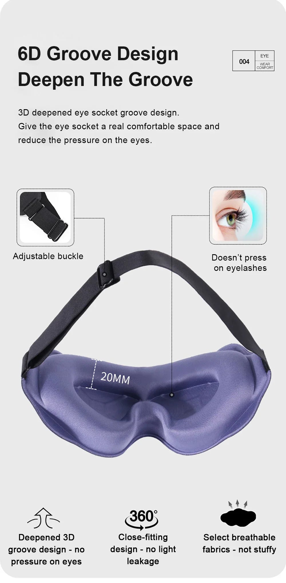 Soft Padded Sleeping Mask