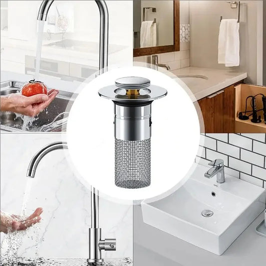 StopN'Flow: Stainless Steel Drain Filter